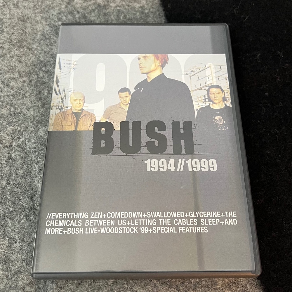 BUSH 1994-1999 Video Collection DVD w/ Complete Woodstock 99 Set
